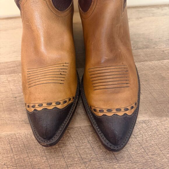 1883 by Lucchese two-tone western cowboy boots men’s size 9 2E wide main image 8
